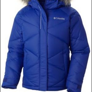 Girls Columbia insulated hooded winter jacket
